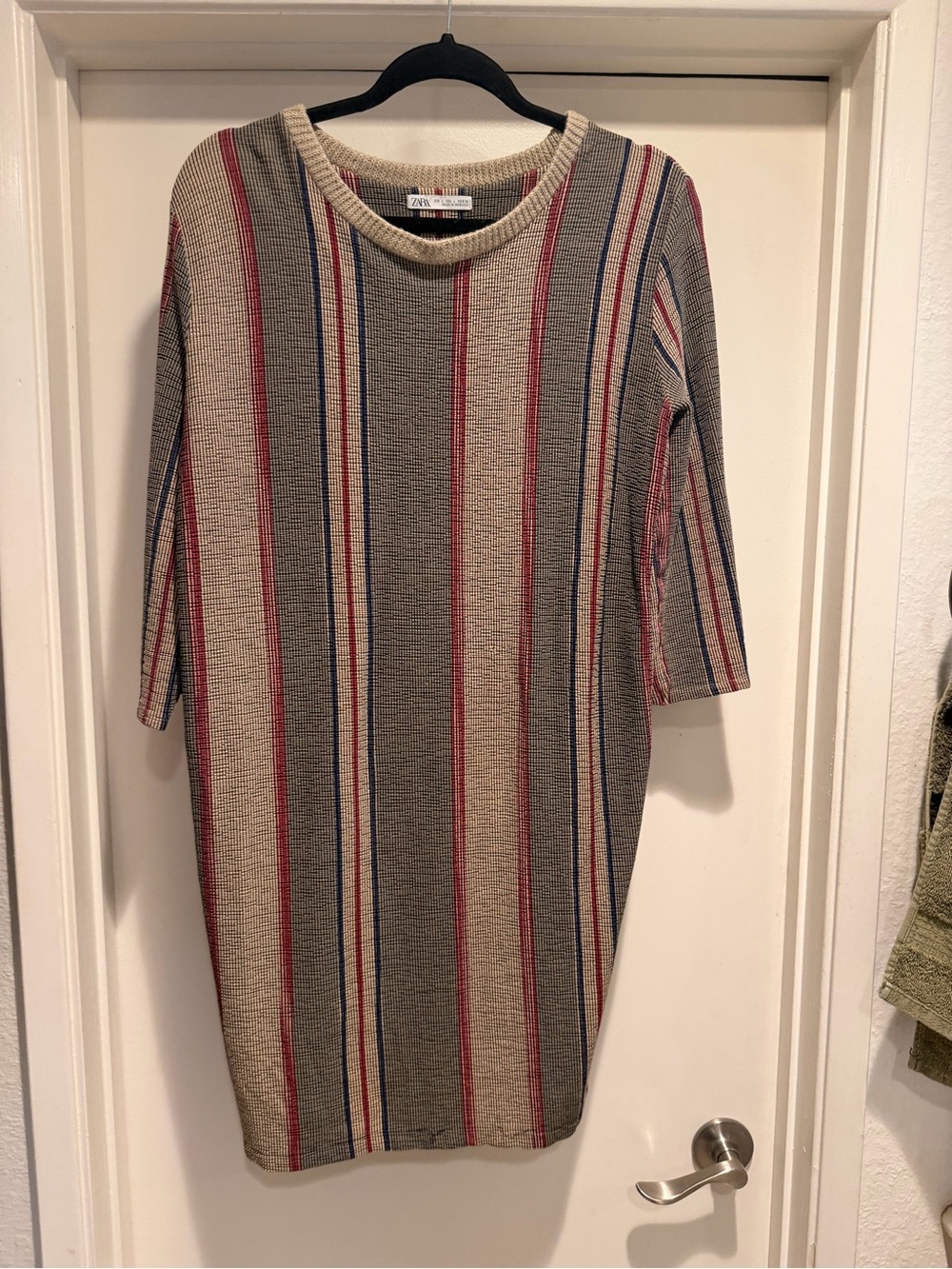 Knit Stripe Mini Dress